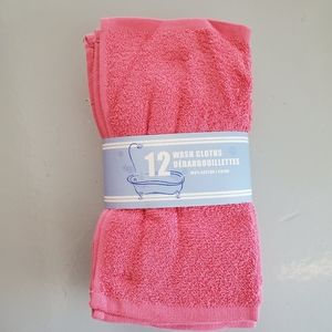 12 Cotton Wash Cloths